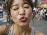 【キス顔】　26年05月16日　愛知県　江南市　キス顔　　#キス顔　#ディープキス　#AIart　　