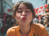 【ディープキス】　26年05月18日　福島県　白河市　キス顔　　#キス顔　#ディープキス　#AIart　　