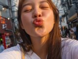 【キス顔】　26年08月06日　静岡県　沼津市　キス顔　　#キス顔　#ディープキス　#AIart　　