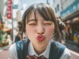 【キス顔】　26年08月20日　青森県　五所川原市　キス顔　　#キス顔　#ディープキス　#AIart　　