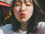 【キス顔】　26年09月22日　秋田県　大館市　キス顔　　#キス顔　#ディープキス　#AIart　　